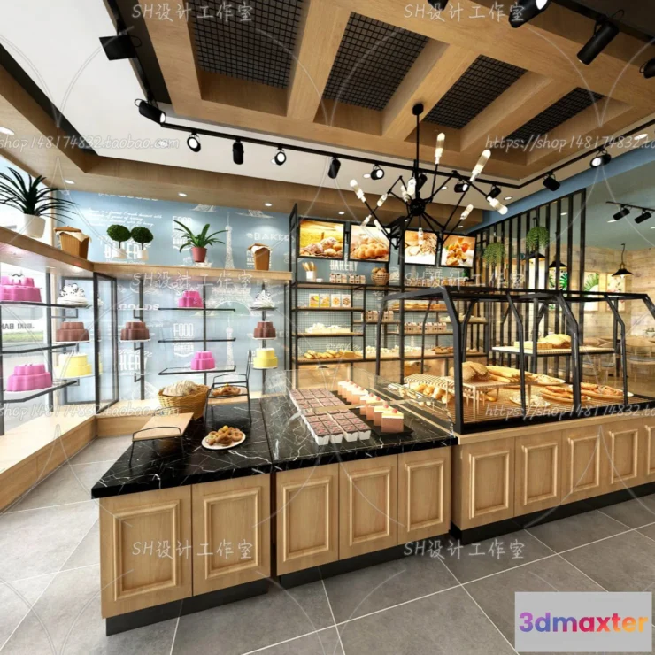 1116350 - COFFEE SHOP 3D SCENES - VRAY RENDER - 157