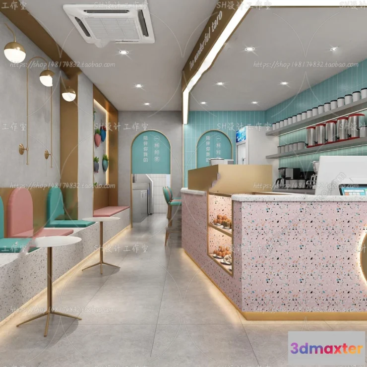 1116358 - COFFEE SHOP 3D SCENES - VRAY RENDER - 161