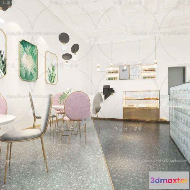 1116364 - COFFEE SHOP 3D SCENES - VRAY RENDER - 164