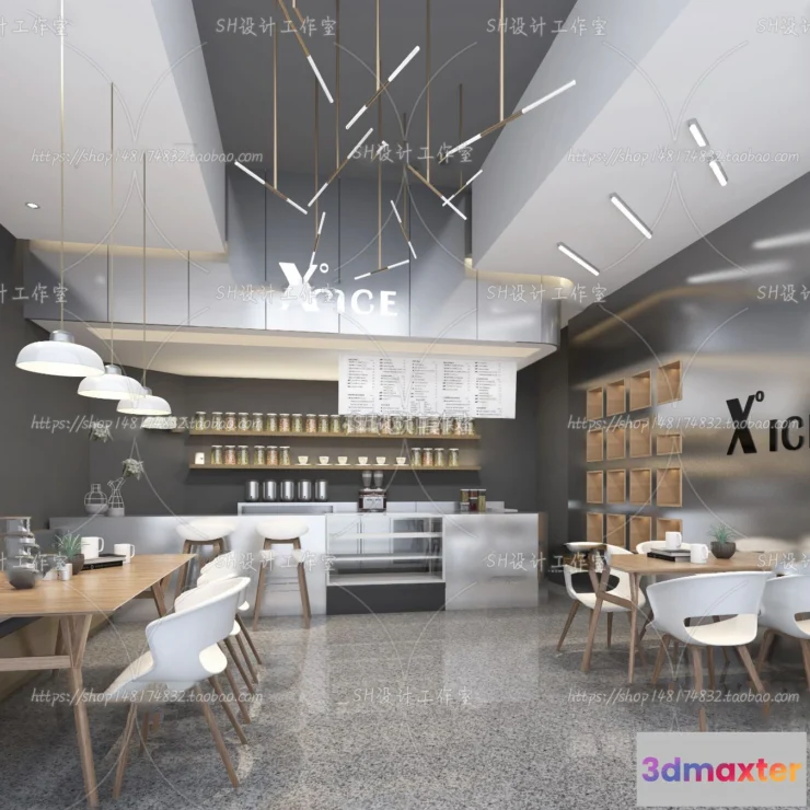 1116370 - COFFEE SHOP 3D SCENES - VRAY RENDER - 167