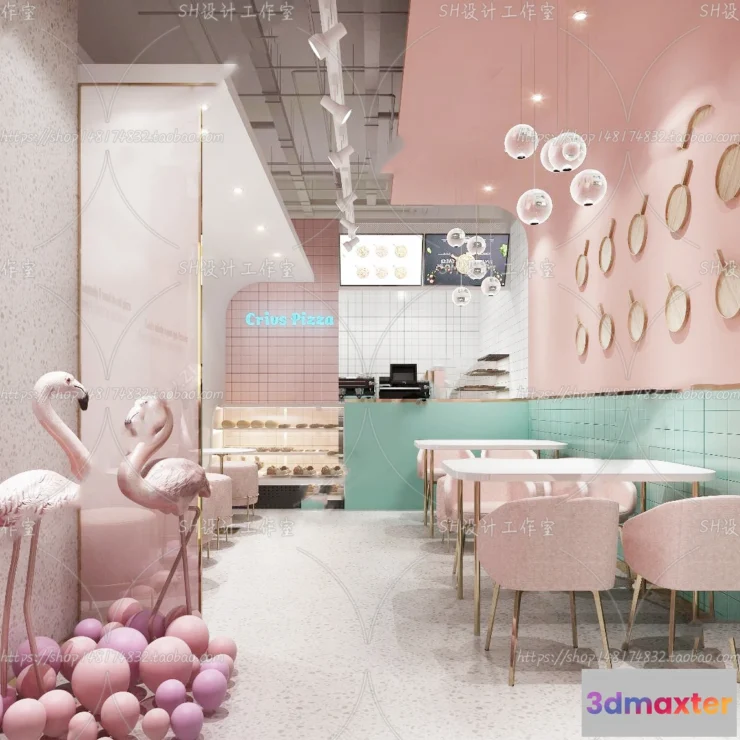 1116372 - COFFEE SHOP 3D SCENES - VRAY RENDER - 168