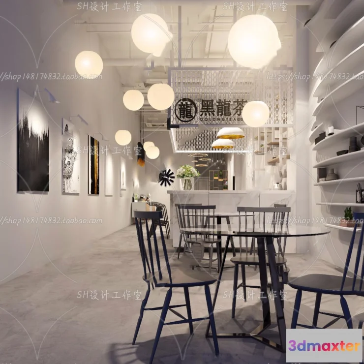 1116374 - COFFEE SHOP 3D SCENES - VRAY RENDER - 169