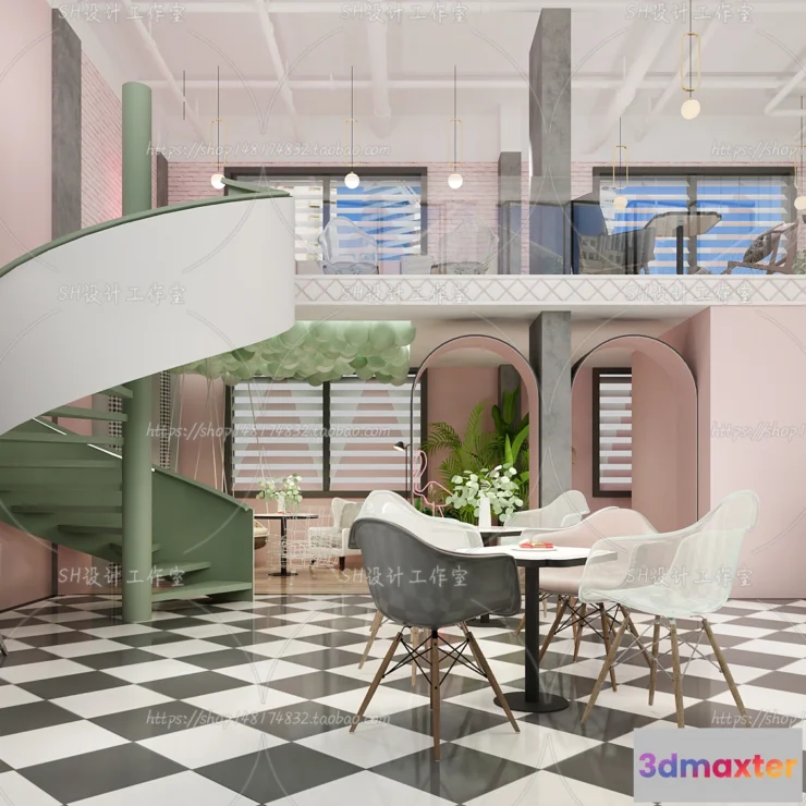 1116382 - COFFEE SHOP 3D SCENES - VRAY RENDER - 173