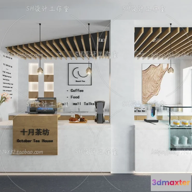 1116388 - COFFEE SHOP 3D SCENES - VRAY RENDER - 176