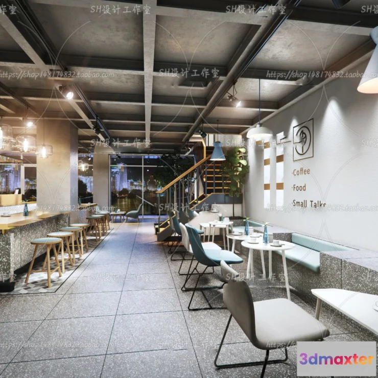 1116390 - COFFEE SHOP 3D SCENES - VRAY RENDER - 177