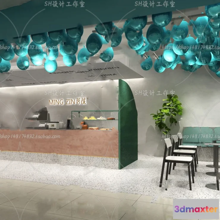 1116408 - COFFEE SHOP 3D SCENES - VRAY RENDER - 186