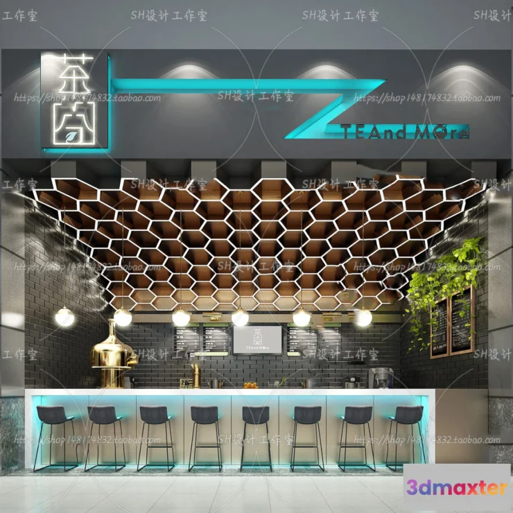 1116412 - COFFEE SHOP 3D SCENES - VRAY RENDER - 188