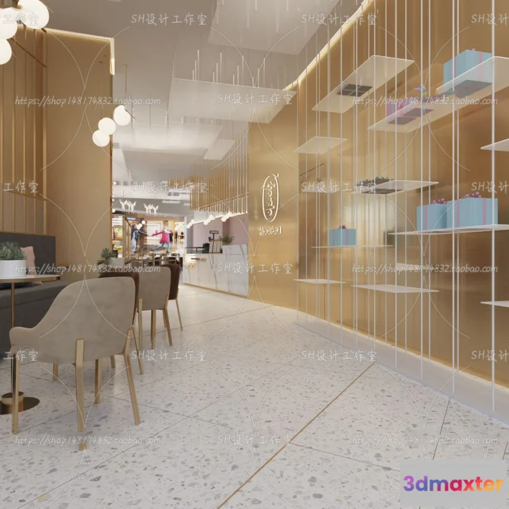 1116416 - COFFEE SHOP 3D SCENES - VRAY RENDER - 190