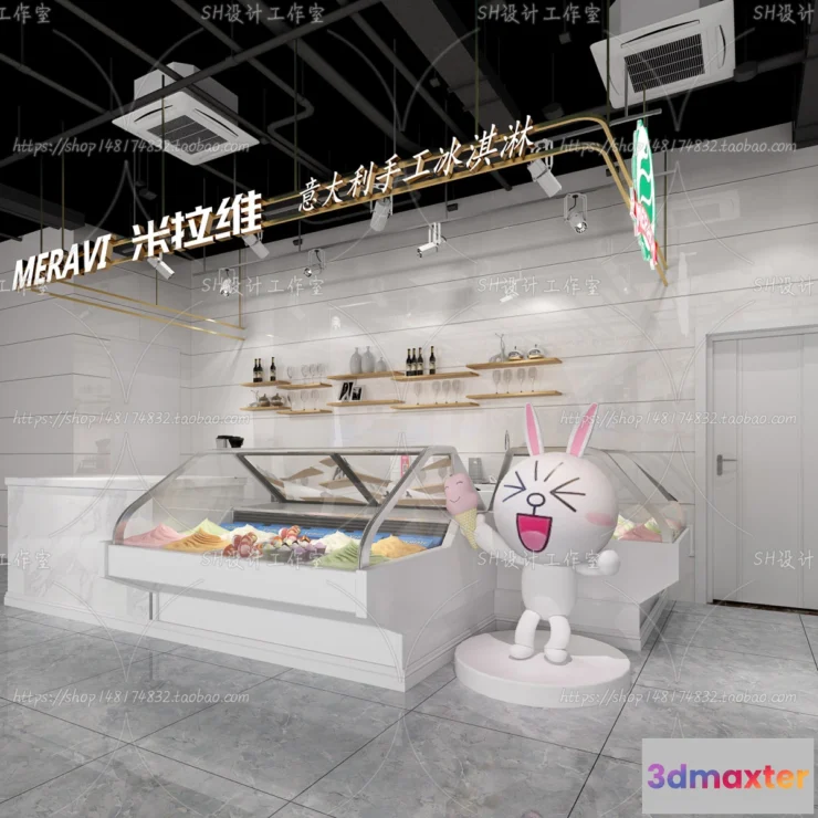 1116434 - COFFEE SHOP 3D SCENES - VRAY RENDER - 199