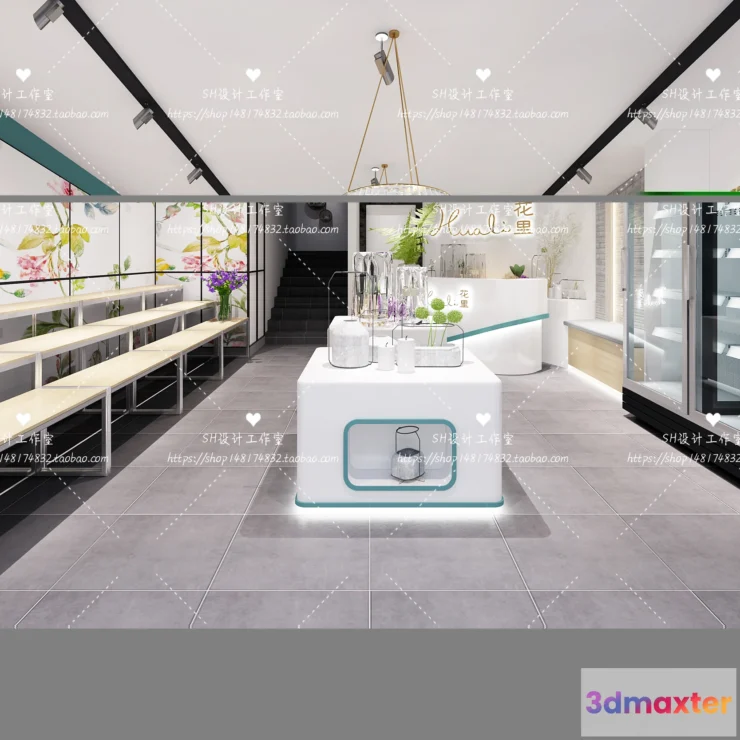 1116496 - FLOWER SHOP 3D SCENES - VRAY RENDER - 08