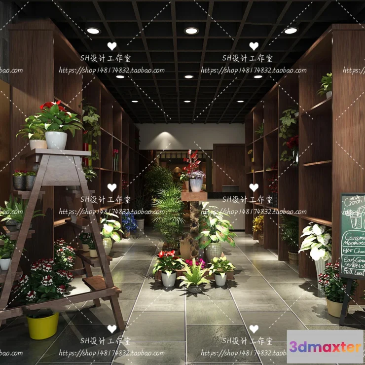 1116500 - FLOWER SHOP 3D SCENES - VRAY RENDER - 10