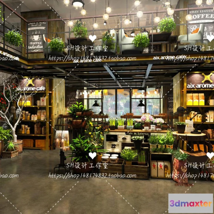 1116506 - FLOWER SHOP 3D SCENES - VRAY RENDER - 13