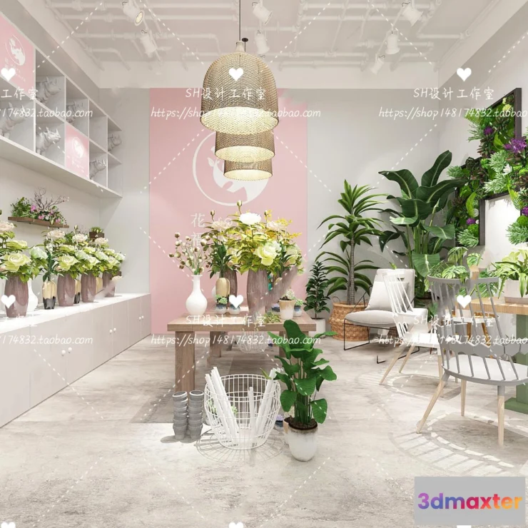 1116518 - FLOWER SHOP 3D SCENES - VRAY RENDER - 19