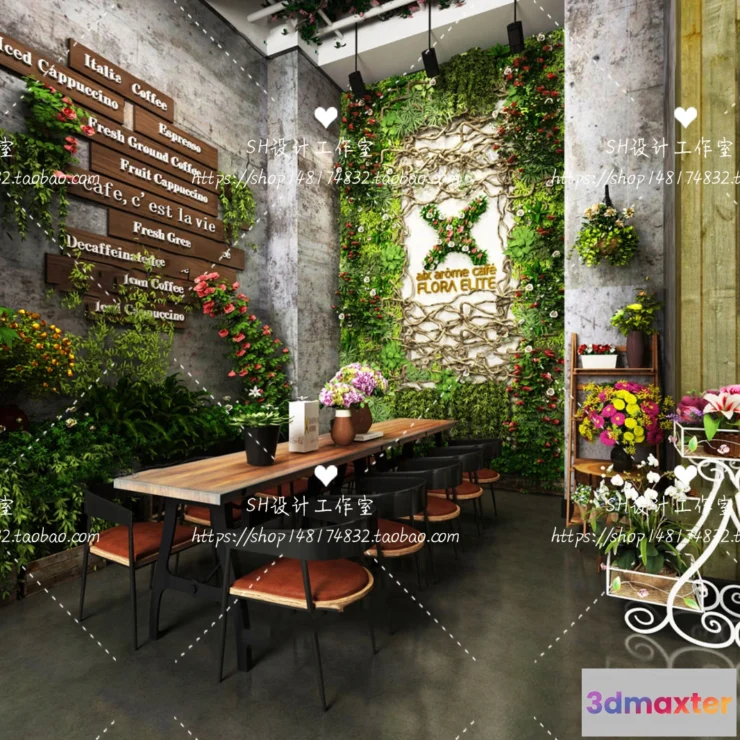 1116538 - FLOWER SHOP 3D SCENES - VRAY RENDER - 29