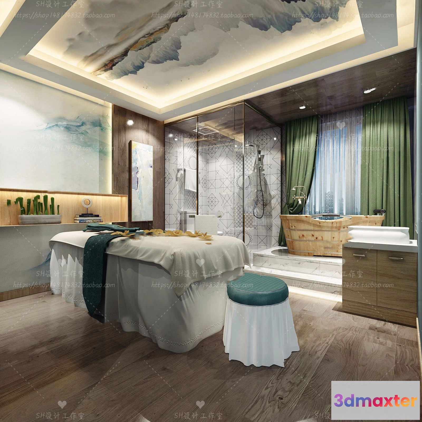 1119290 - SPA BEAUTY 3D SCENES - VRAY RENDER - 03