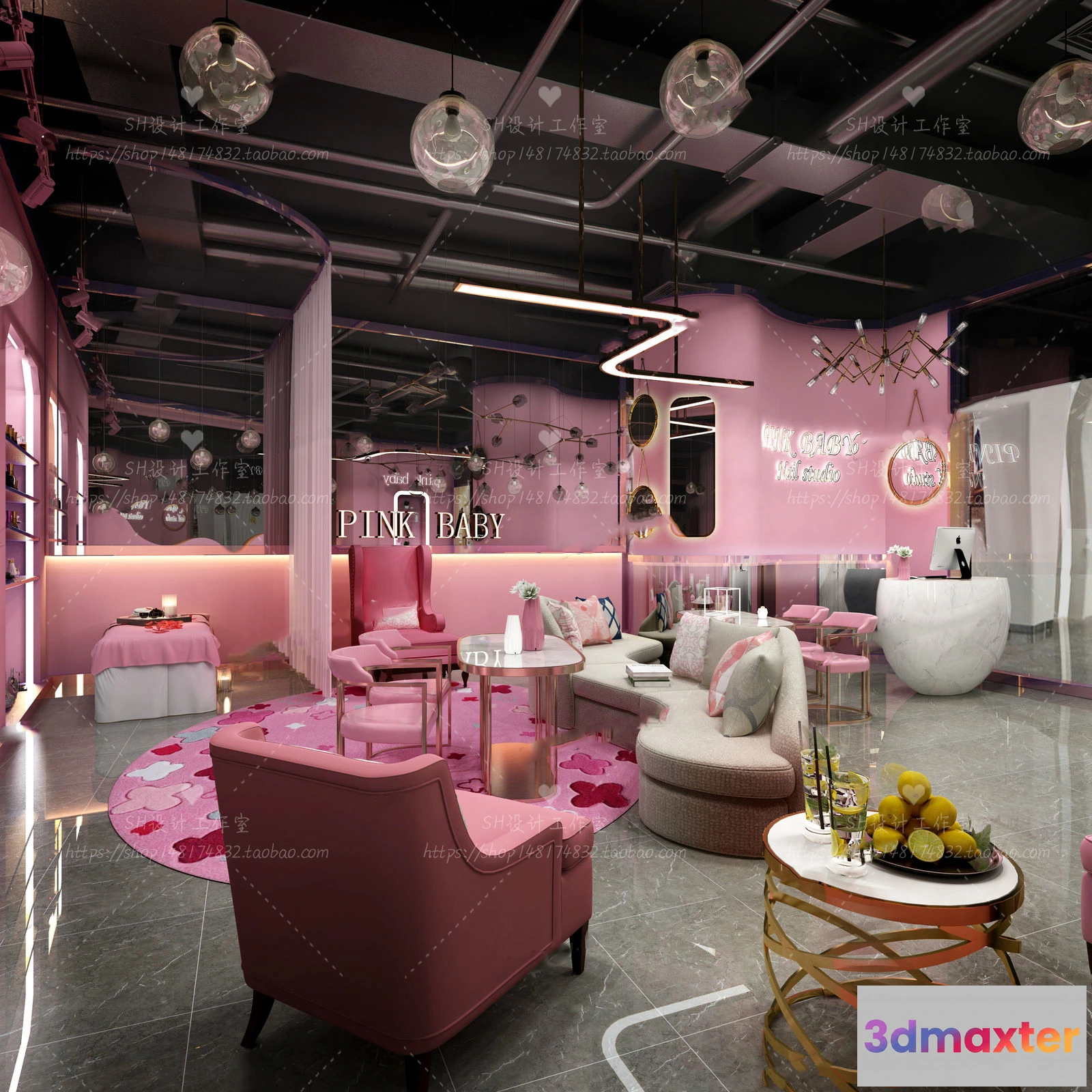 1119318 - SPA BEAUTY 3D SCENES - VRAY RENDER - 16