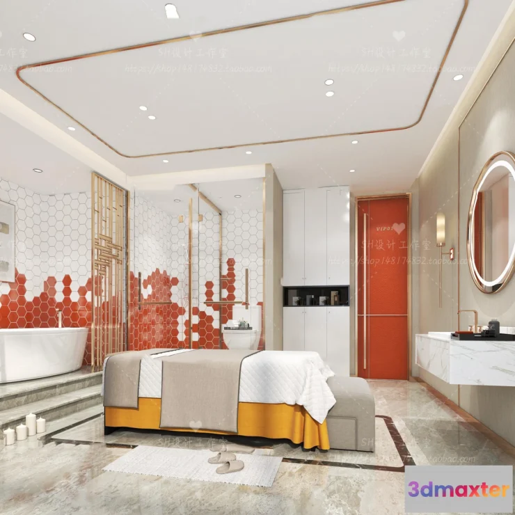 1119324 - SPA BEAUTY 3D SCENES - VRAY RENDER - 20