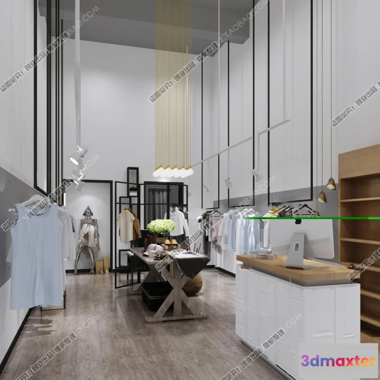 1121276 - CLOTHING STORE - 3D SCENES - 0107