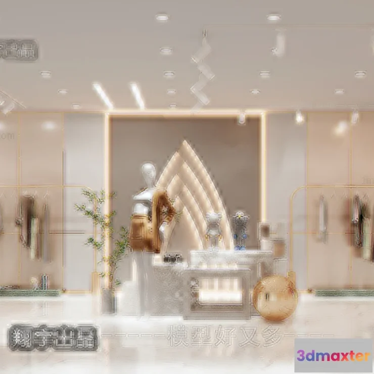 1121286 - CLOTHING STORE - 3D SCENES - 0112