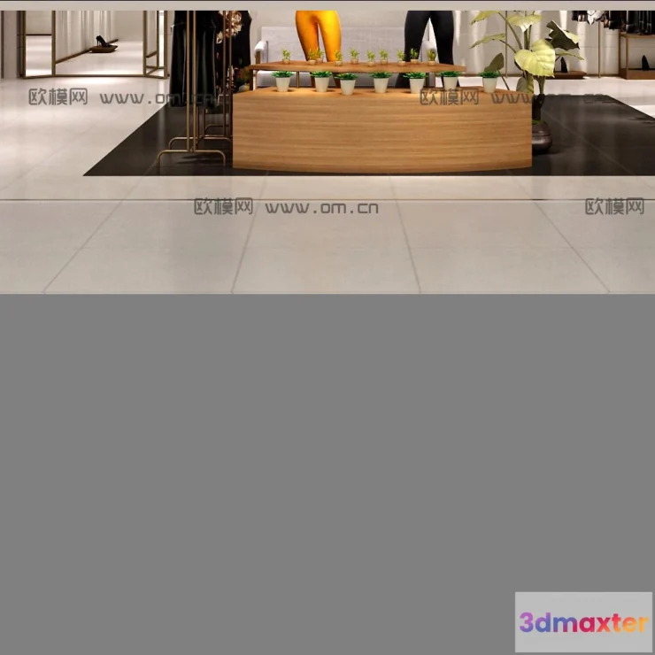 1121304 - CLOTHING STORE - 3D SCENES - 0121