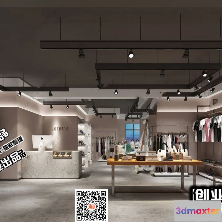 1121306 - CLOTHING STORE - 3D SCENES - 0122