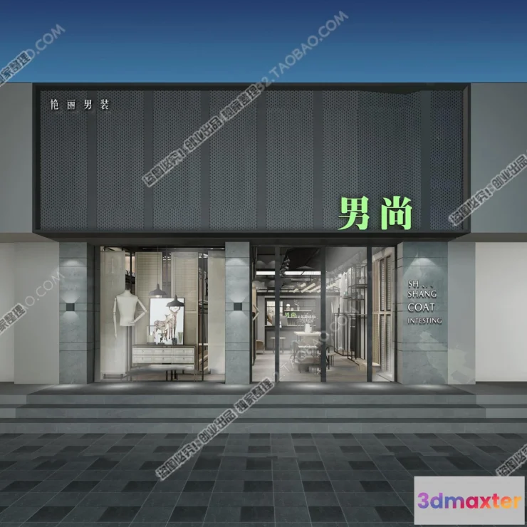 1121312 - CLOTHING STORE - 3D SCENES - 0125