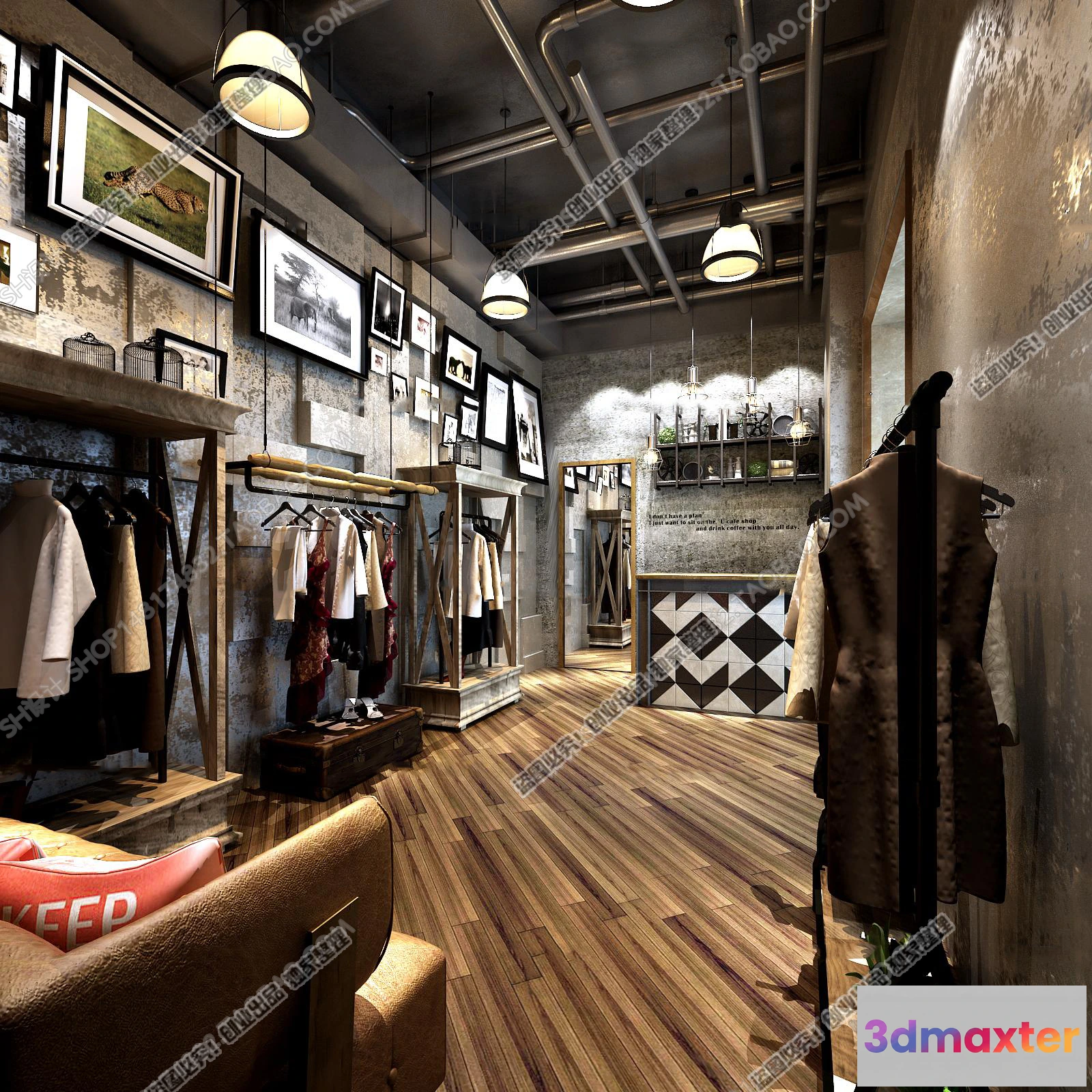 1121314 - CLOTHING STORE - 3D SCENES - 0126