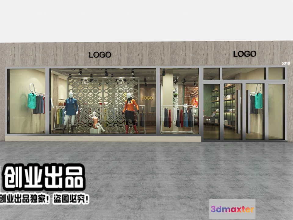 1121380 - CLOTHING STORE - 3D SCENES - 0159