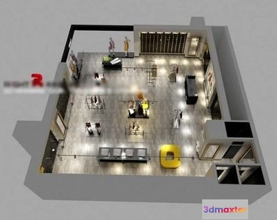 1121680 - CLOTHING STORE - 3D SCENES - 0309