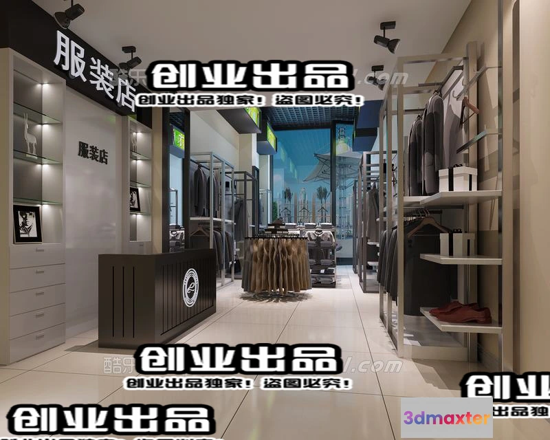 1121724 - CLOTHING STORE - 3D SCENES - 0331