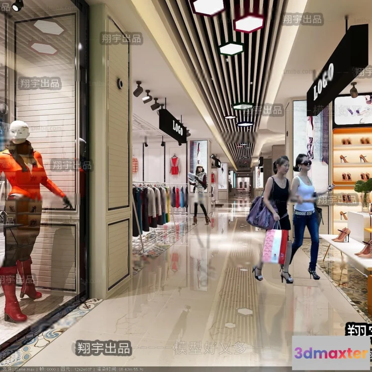 1121814 - CLOTHING STORE - 3D SCENES - 0376