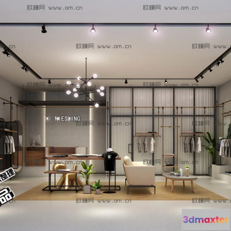 1121904 - CLOTHING STORE - 3D SCENES - 0421