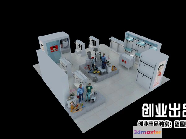 1122002 - CLOTHING STORE - 3D SCENES - 0470