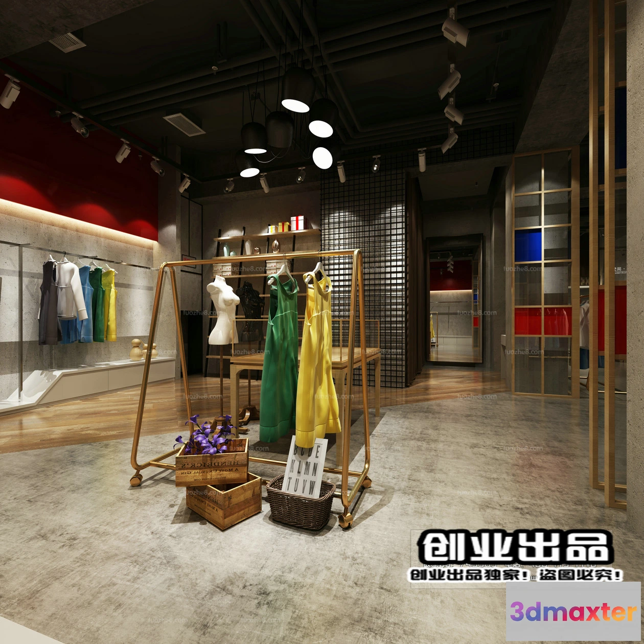 1122014 - CLOTHING STORE - 3D SCENES - 0476