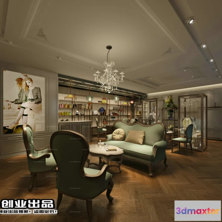 1122070 - CLOTHING STORE - 3D SCENES - 0504