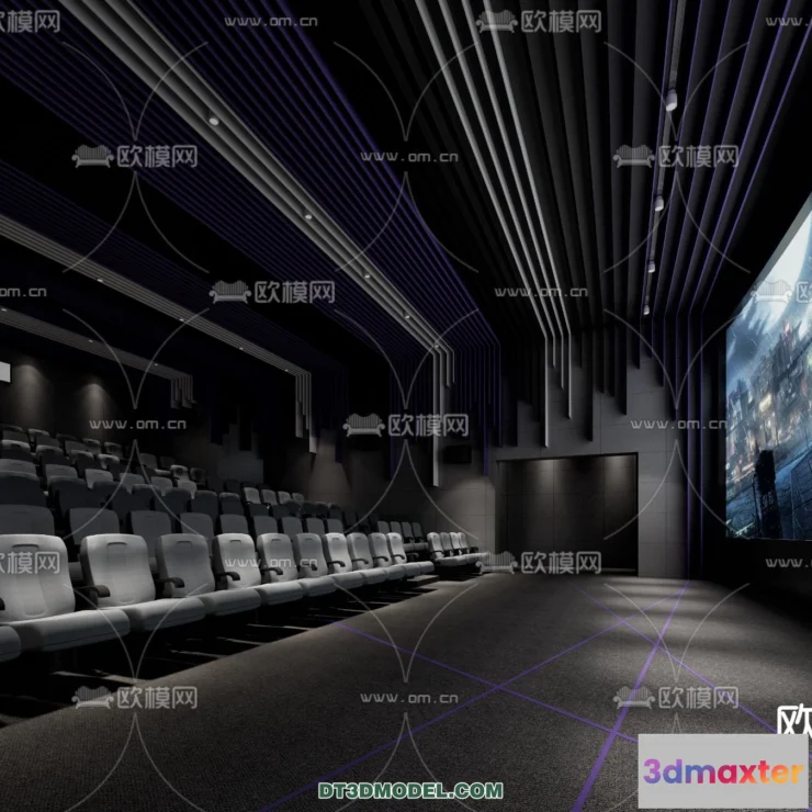 1220156 - Cinema 3D Scenes - Movie Theater 3D Models - 082