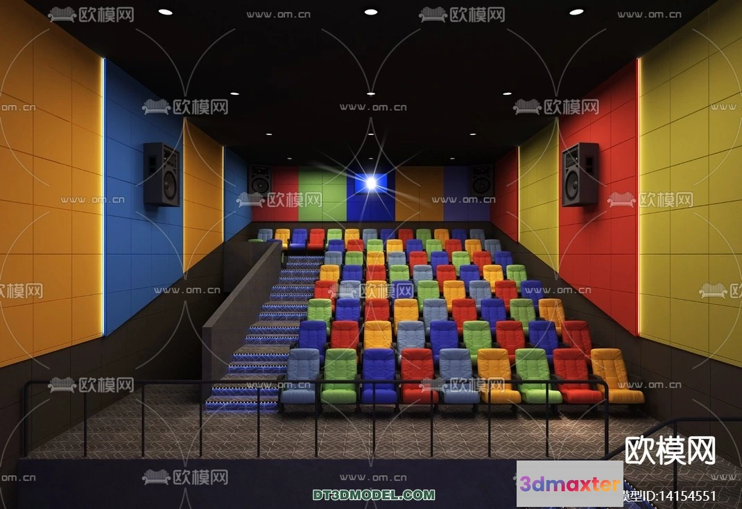 1220166 - Cinema 3D Scenes - Movie Theater 3D Models - 087