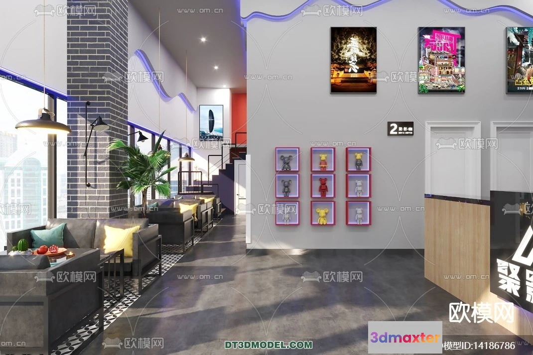 1220168 - Cinema 3D Scenes - Movie Theater 3D Models - 088