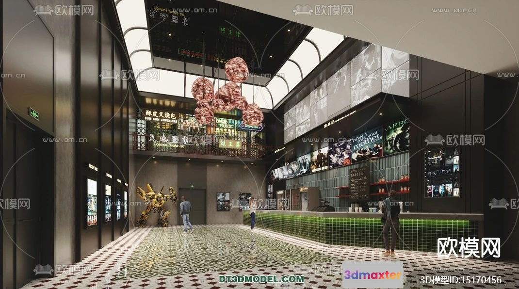 1220214 - Cinema 3D Scenes - Movie Theater 3D Models - 111