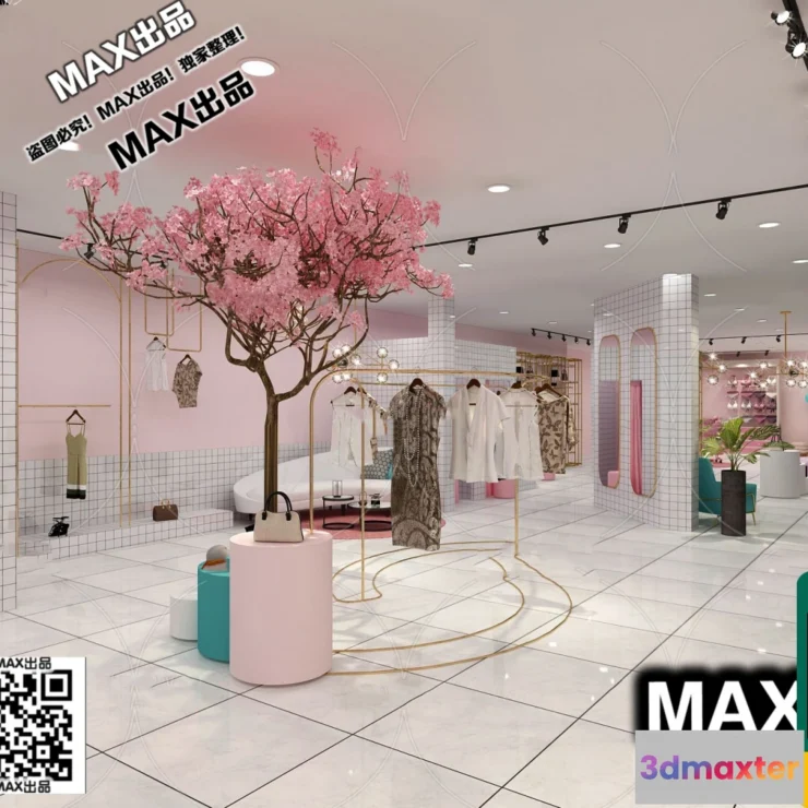 1250342 - CLOTHING STORE - VRAY  CORONA - 3D MODEL - 6295