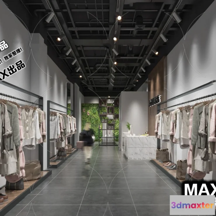 1250344 - CLOTHING STORE - VRAY  CORONA - 3D MODEL - 6296