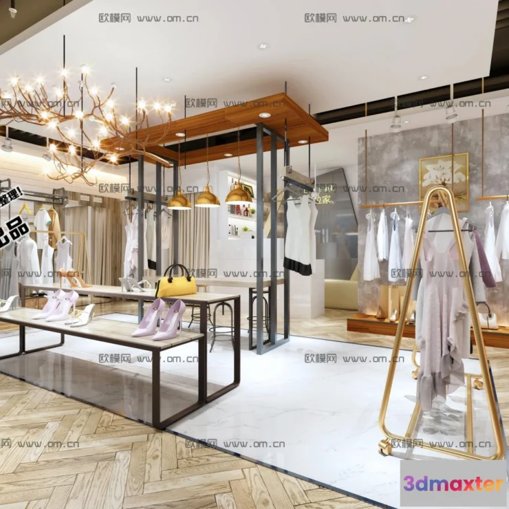1250392 - CLOTHING STORE - VRAY  CORONA - 3D MODEL - 6320