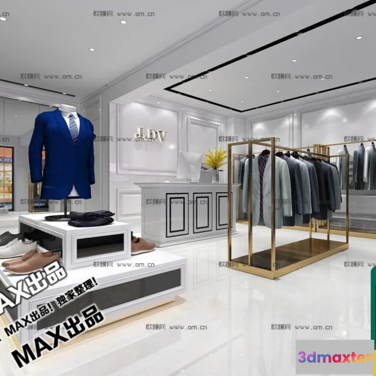 1250442 - CLOTHING STORE - VRAY  CORONA - 3D MODEL - 6345