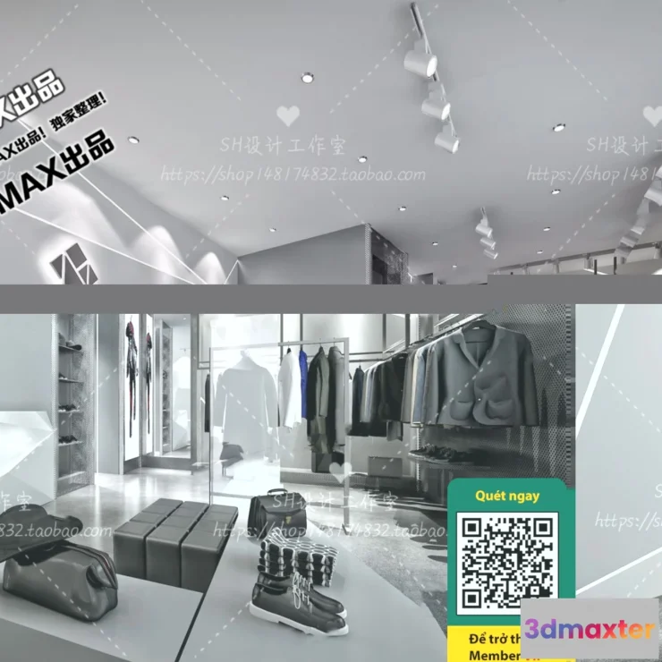 1250520 - CLOTHING STORE - VRAY  CORONA - 3D MODEL - 6384