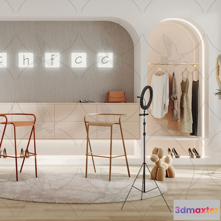 1251244 - CLOTHING STORE - VRAY  CORONA - 3D MODEL - 6746