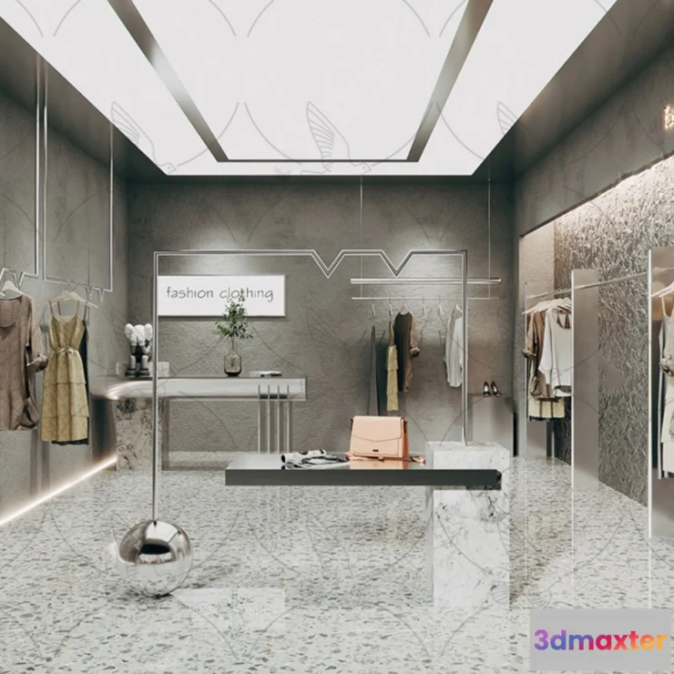 1251250 - CLOTHING STORE - VRAY  CORONA - 3D MODEL - 6749
