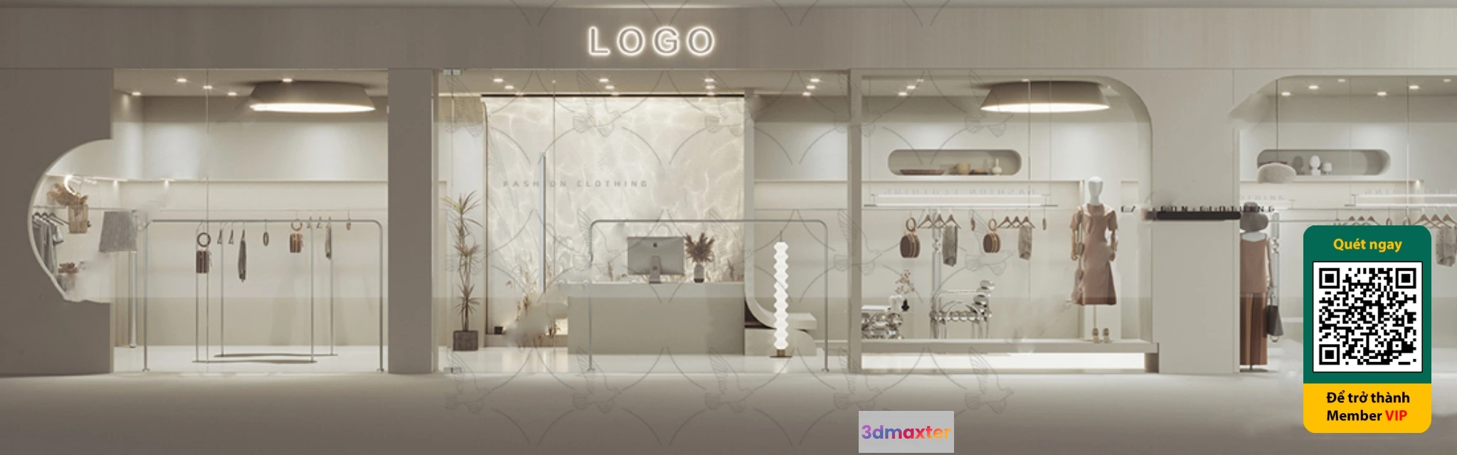 1251256 - CLOTHING STORE - VRAY  CORONA - 3D MODEL - 6752