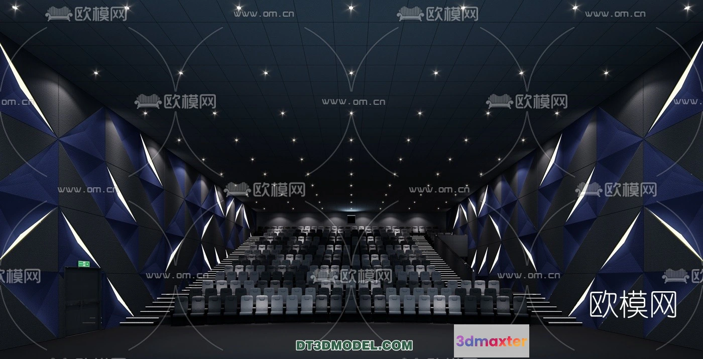 1261840 - Cinema 3D Scenes - Movie Theater 3D Models - 014