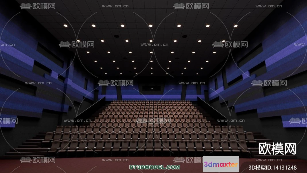 1261982 - Cinema 3D Scenes - Movie Theater 3D Models - 085