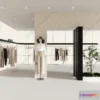 1370087 - Clothing Store - Shop - 3D Interior Scene - 3D Models - 010 3D Max